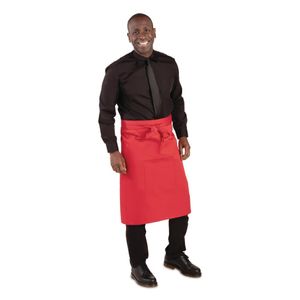 Whites Regular Bistro Apron Red