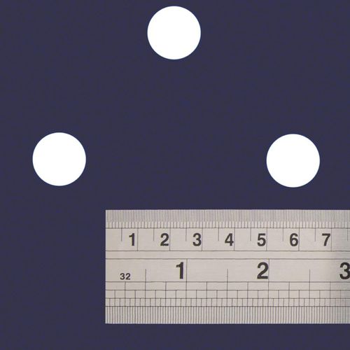 PVC Polka Dot Tablecloth Blue 35in