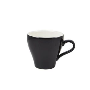 Genware Porcelain Black Tulip Cup 28cl/10oz (Pack of 6) - 320628BK - 1