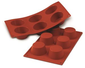 Silikomart Mould Sheet - 8 Heart Mould 60x35mm - 12250-73 - 1
