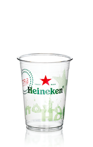 Recyclable Plastic 10oz (300ml) Cups - Custom Printed - 1