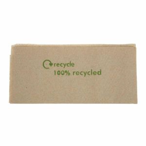 Swantex Recycled Lunch Napkin Kraft 32x30cm 1ply Pre-Folded (Pack of 6000) - GH030 - 1