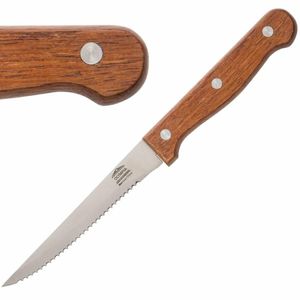 Olympia Steak Knives Wooden Handle (Pack of 12) - C136 - 1