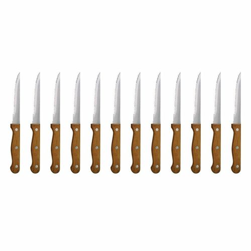 Olympia Steak Knives Wooden Handle (Pack of 12) - C136 - 7