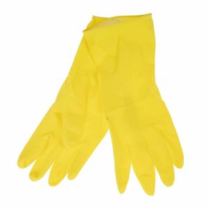 Jantex Latex Household Gloves Yellow Small - CD793-S - 3