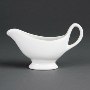 Olympia Whiteware Gravy Boats 215ml 7½oz (Pack of 6) - C243 - 1