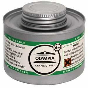 Olympia Liquid Chafing Fuel With Wick 6 Hour (Pack of 12) - CB735 - 3