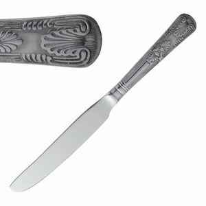 Olympia Kings Solid Handle Dessert Knife (Pack of 12) - D685 - 1