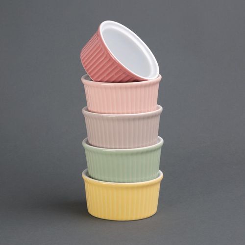 Olympia Pastel Ramekin Grey 145ml (Pack of 12) - DC806 - 4