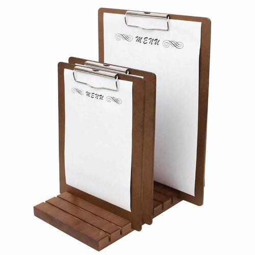 Special Offer Wooden Menu Presentation Clipboard A4 (Pack of 10) - SA370 - 3