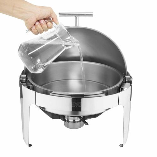 Olympia Paris Roll Top Chafing Dish Round - U009 - 4