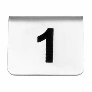 Stainless Steel Table Numbers 1-10 (Pack of 10) - U046 - 3