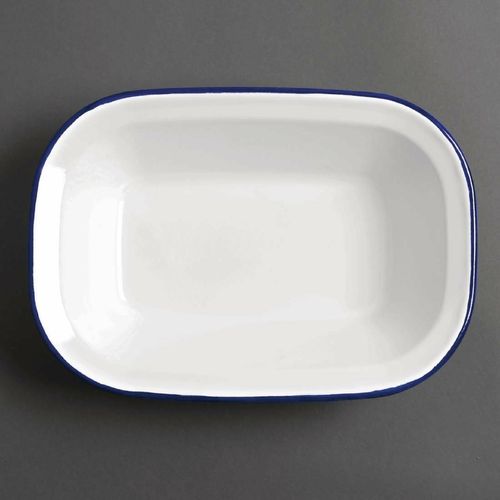 Olympia Enamel Dishes Rectangular 280 x 190mm (Pack of 6) - GM510 - 3