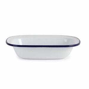 Olympia Enamel Pie Dishes Rectangular 180 x 135mm (Pack of 6) - GM511 - 3