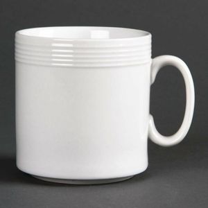 Olympia Linear Mugs 220ml 8oz (Pack of 12) - U088 - 1