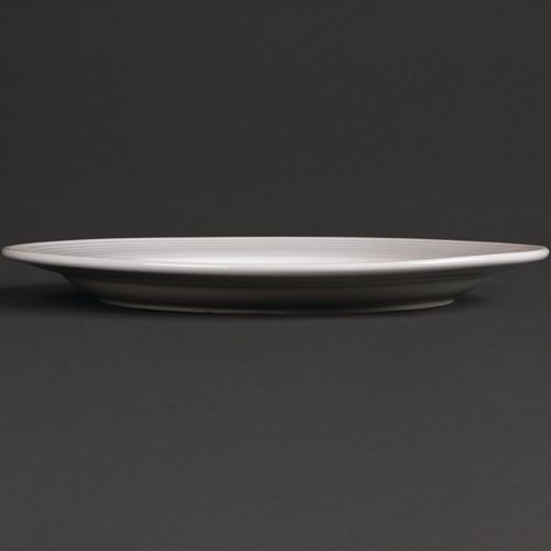 Olympia Linear Wide Rimmed Plates 250mm (Pack of 12) - U091 - 4