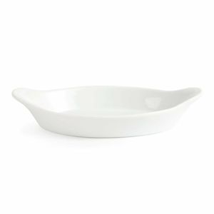 Olympia Whiteware Oval Eared Dishes 204mm (Pack of 6) - W441 - 3