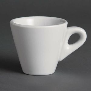 Olympia Whiteware Conical Espresso Cups 60ml 2oz (Pack of 12) - Y111 - 1
