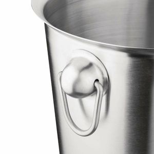 Olympia Brushed Stainless Steel Wine and Champagne Bucket - K406 - 3