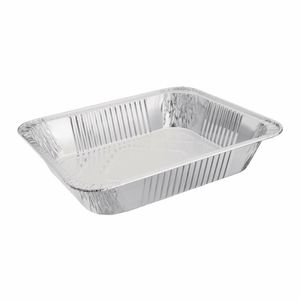 Fiesta Recyclable Foil 1/2 Gastronorm Containers (Pack of 5) - CP513 - 1