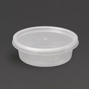 Fiesta Recyclable Plastic Microwavable Deli Pots 50ml / 1.75oz (Pack of 100) - CT285 - 3