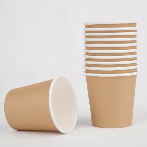 Fiesta Recyclable Espresso Cups Single Wall Kraft 112ml / 4oz (Pack of 50) - GP446 - 3