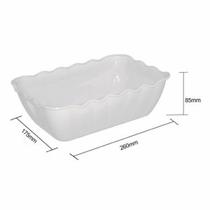 Olympia Kristallon Salad Crock 2Ltr White - CB754 - 3