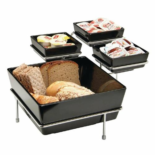 APS Float Black Square Bowl 7in - GF097 - 2
