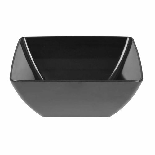 Olympia Kristallon Curved Black Melamine Bowl 11in - DP147 - 2