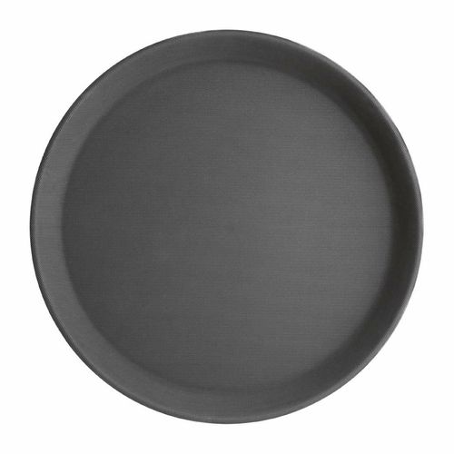 Bulk Buy Pack of 6 Olympia Kristallon Polypropylene Round Non-Slip Trays - S658 - 3