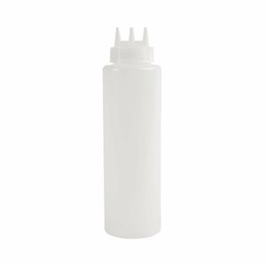 Vogue Clear 3 Nozzle Squeeze Bottle 36oz - CW726 - 1