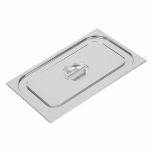 Vogue Heavy Duty Stainless Steel 1/1 Gastronorm Pan Lid - DW455 - 1