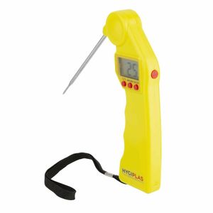Hygiplas Easytemp Colour Coded Yellow Thermometer - CF912 - 3