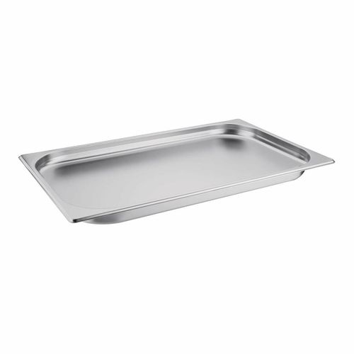 Vogue Stainless Steel 1/1 Gastronorm Pan 20mm - K998 - 1