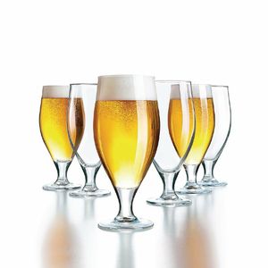 Arcoroc Cervoise Nucleated Stemmed Beer Glasses 320ml CE Marked at 284ml - DL198 - 3