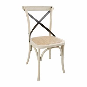 Bolero Bentwood Chairs with Metal Cross Backrest (Pack of 2) - DR306 - 1