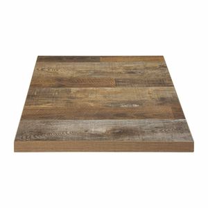 Bolero Pre-Drilled Square Table Top Urban Dark 700mm - DR823 - 1