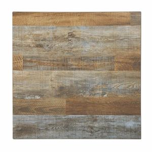 Bolero Pre-Drilled Square Table Top Urban Dark 700mm - DR823 - 3
