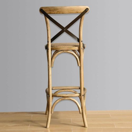 Bolero Wooden Barstool with Backrest - GG657 - 3