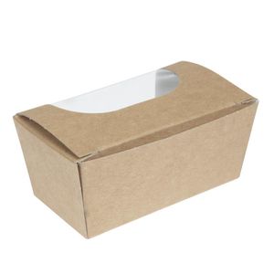 Colpac Compostable Kraft Cake Boxes With Window Small (Pack of 500) - FA360 - 3