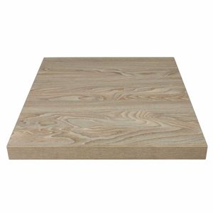 Bolero Pre-drilled Square Table Top Antique Natural 600mm - GR325 - 1