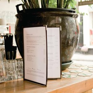 Securit Crystal Double Sided Menu Cover A4 Double (Pack of 3) - CB842 - 3