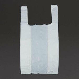 Large White Carrier Bags (Pack of 1000) - GG995 - 1