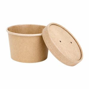 Fiesta Recyclable Soup Container Lids 98mm (Pack of 500) - FA978 - 3