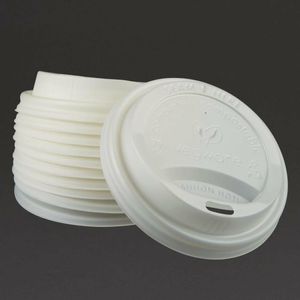 Vegware Compostable Coffee Cup Lids 225ml / 8oz (Pack of 1000) - GH024 - 3