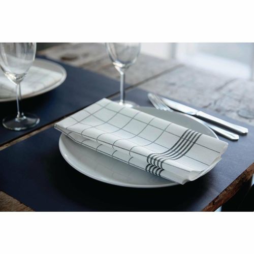 Dunisoft Towel Napkin Grey Check 38x54cm (Pack of 250) - CY524 - 2