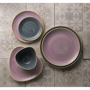 Churchill Stonecast Lavender Lotus Plate 228mm (Pack of 12) - FR025 - 3