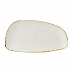 Churchill Stonecast Oval Plates Barley White 300x146mm (Pack of 12) - FD841 - 1