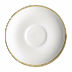 Olympia Kiln 340ml Cup Saucer Chalk 160mm (Pack of 6) - FB991 - 1