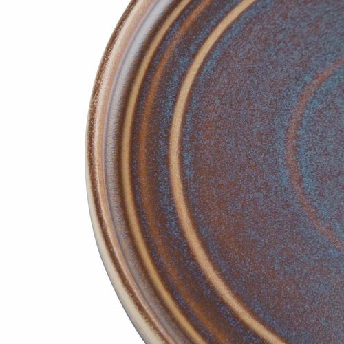 Olympia Cavolo Flat Round Plates Iridescent 220mm (Pack of 6) - FD915 - 6